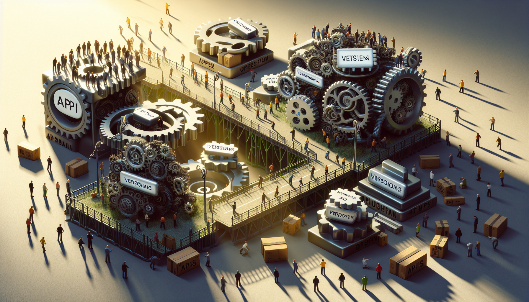 Visual representation of best practices for managing open APIs