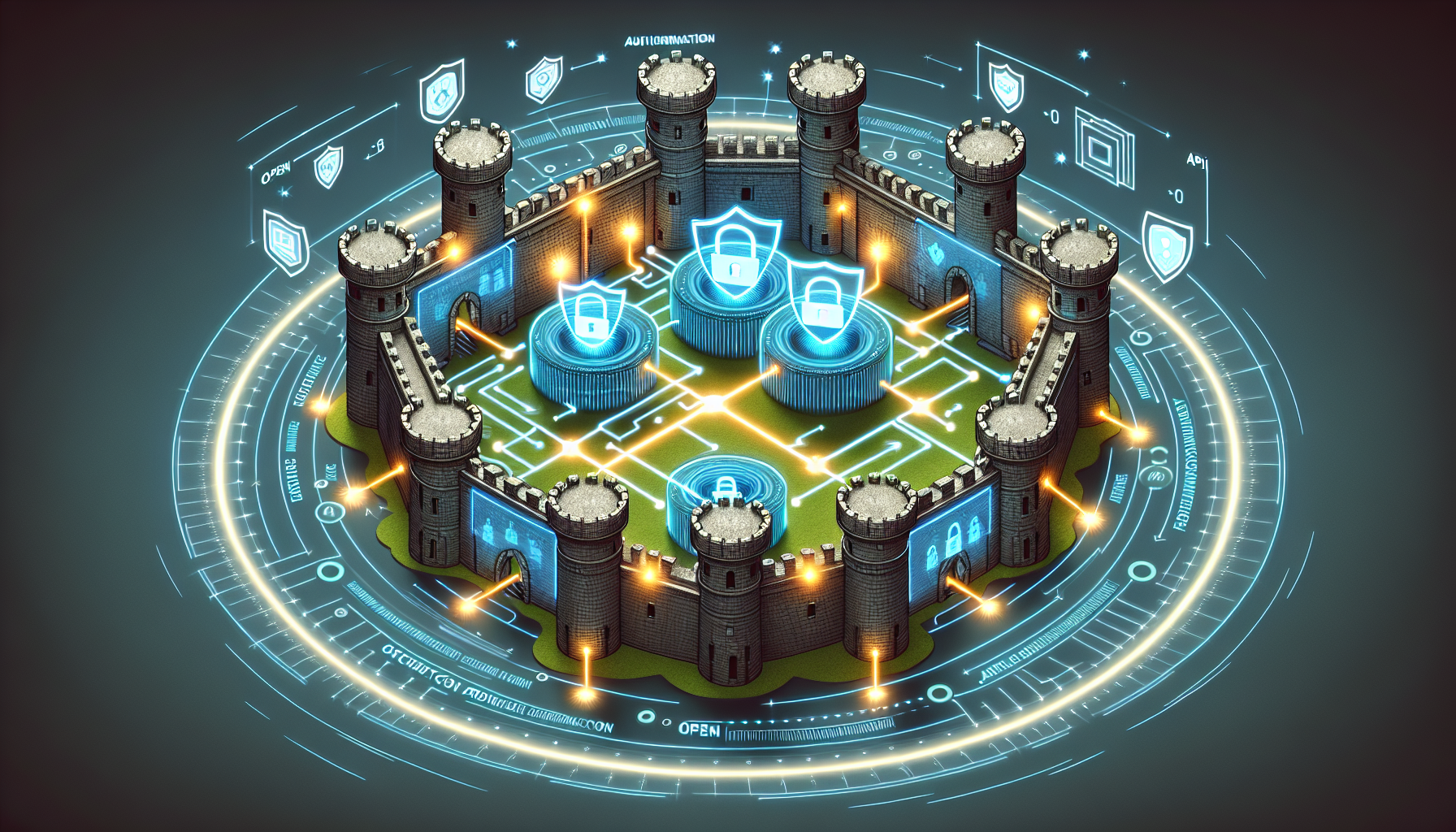 Diagram of security protocols for open APIs