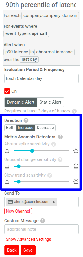 Dynamic Alerts