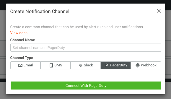 PagerDuty Moesif alerting set up