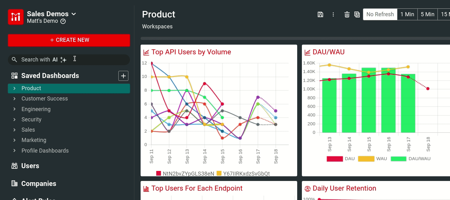 Using Smart Search in Moesif and displaying the search results