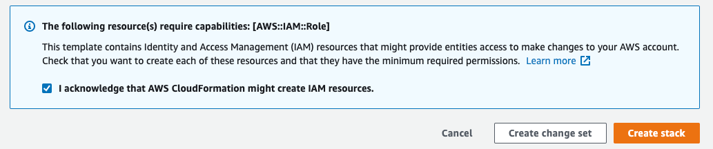 AWS API Gateway Cloudformation create stack