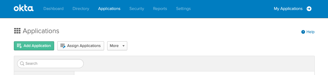Okta Active Applications