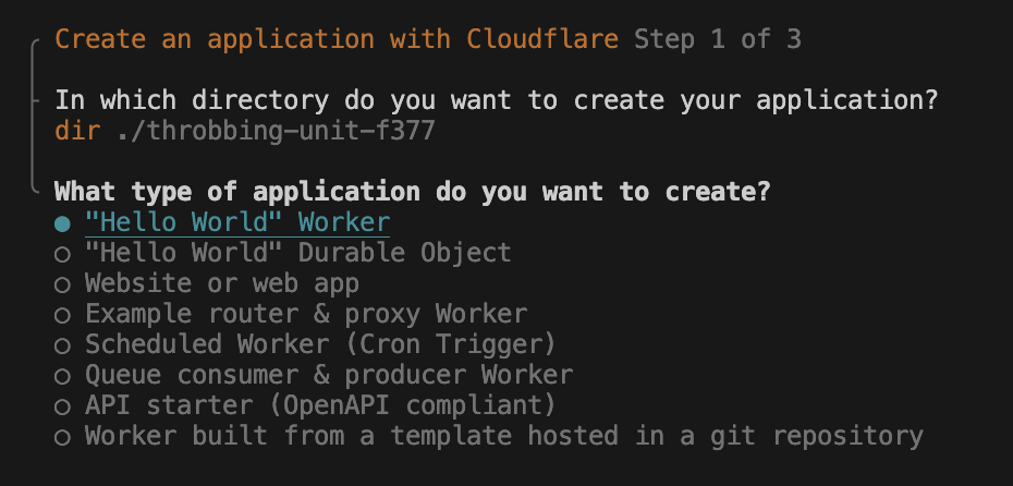 Create the Cloudflare worker